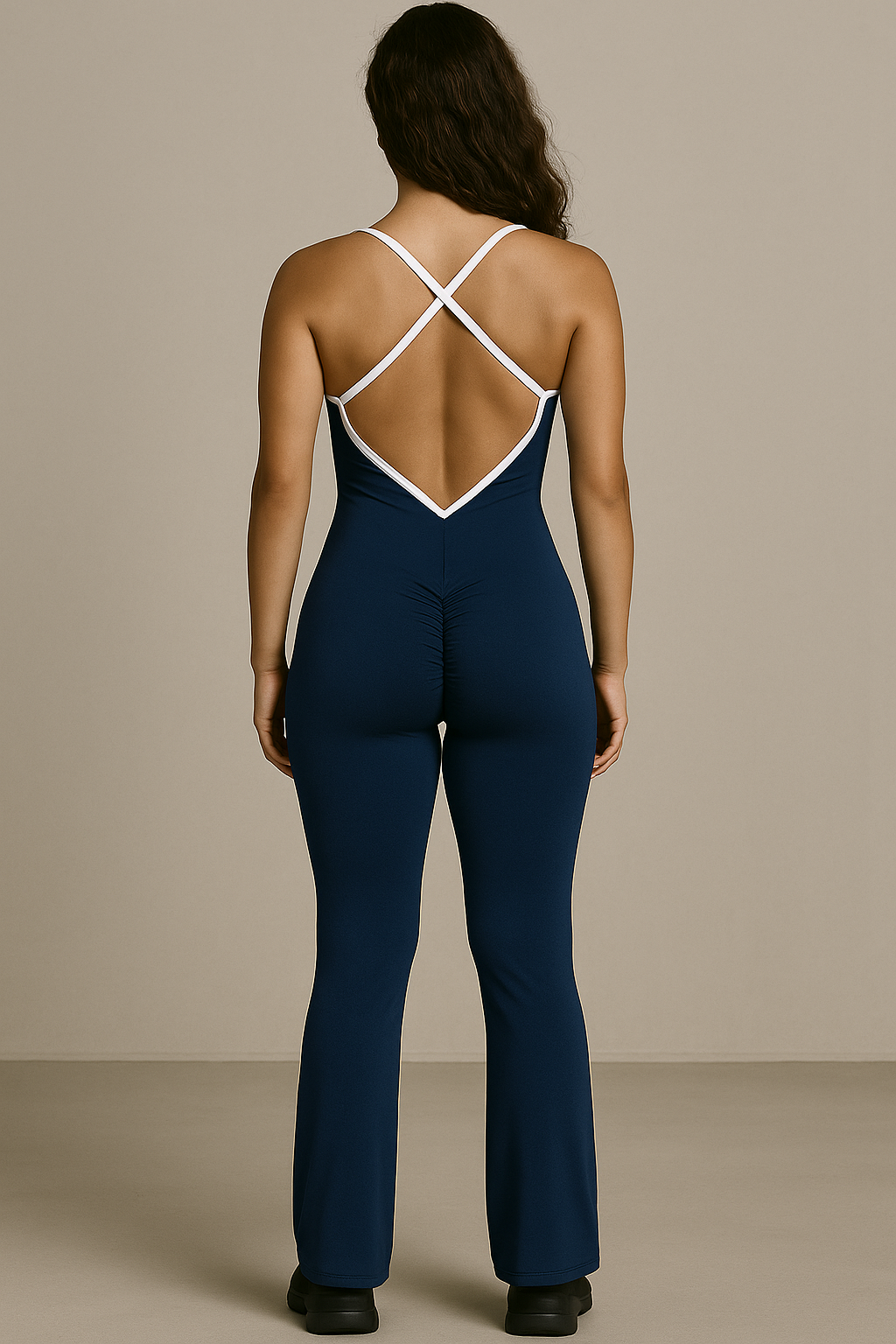 Crisscross Flare Bodysuit