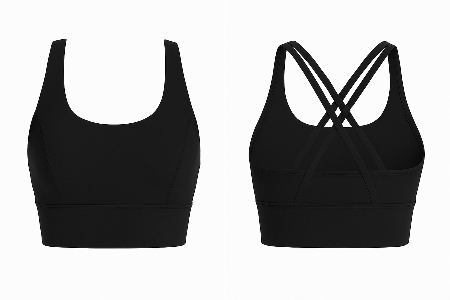 Buttery Soft Crisscross Sports Bra