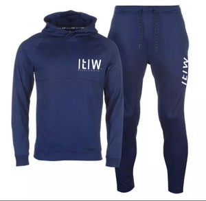 BLUE POLYESTER TRACKSUITS